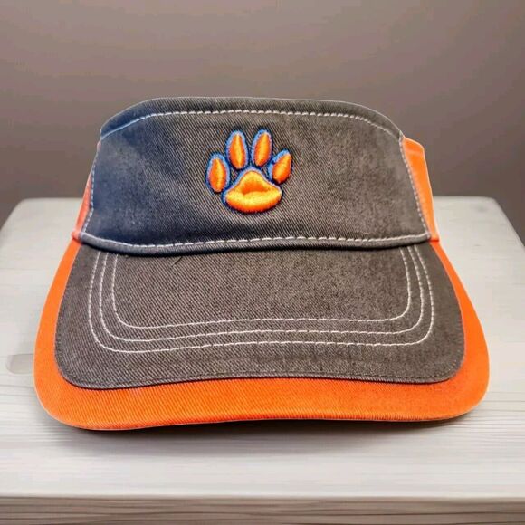 Richardson 775 Adjustable Clemson Tigers Orange Visor Hat NCAA Fast Shipping - Picture 1 of 10
